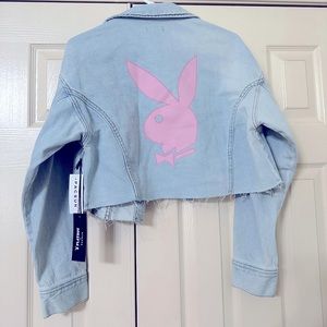 Playboy by PACSUN Cropped Jean Jacket XS/S